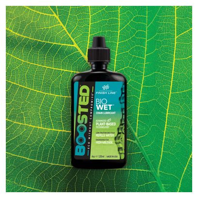 Finish Line Boosted Bio Wet Plant-Based Chain Lubricant for Wet Conditions,  120ml | Alltricks.com