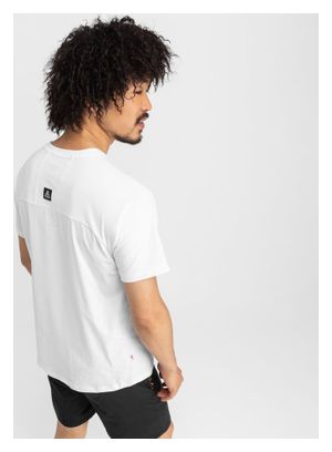 T-shirt randonnée manches courtes homme Picos Blanc