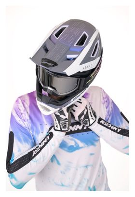 Maillot Manches Longues Kenny Prolight Blanc/Violet
