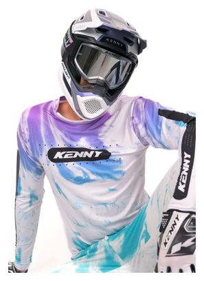 Maillot Manches Longues Kenny Prolight Blanc/Violet