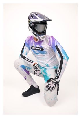 Maillot Manches Longues Kenny Prolight Blanc/Violet