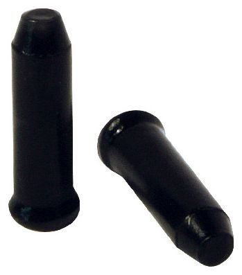 Elvedes Tapas de extremo de cable para desviador 2.3 mm Negro (10 piezas)