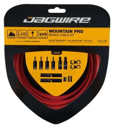 Jagwire Mountain Pro Brake Kit Red