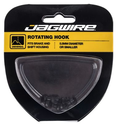 Crochets Rotatifs JAGWIRE Shift Standard + Durite de Frein Noir