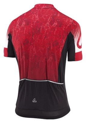 Maillot de vélo M à manches courtes Loeffler FZ Messenger 2-Rouge