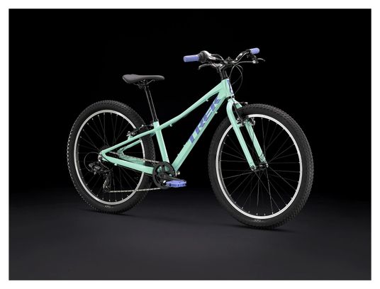 VTT Enfant Trek Precaliber Shimano Tourney 8V 24'' Vert / Violet 