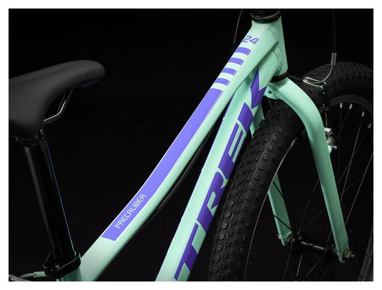 VTT Enfant Trek Precaliber Shimano Tourney 8V 24'' Vert / Violet 