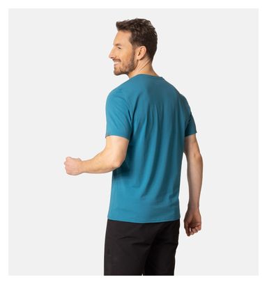 Odlo Nikko Logo Kurzarmshirt Blau
