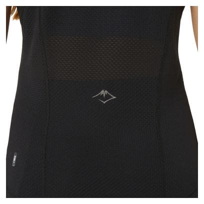 Asics Women's Fujitrail Run Black Blue Short-sleeved Jersey