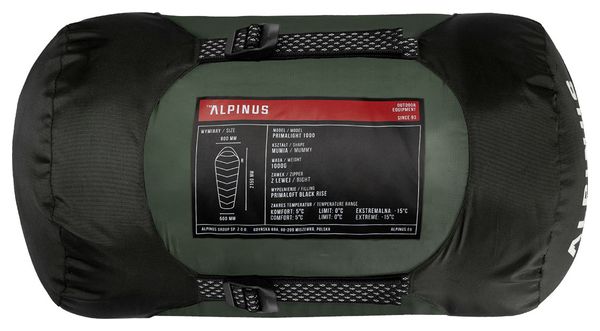 Sac de couchage Alpinus Primalight 1000 (Gauche)