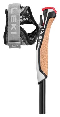 Leki Instructor Lite Nordic Walkingstöcke Grau/Rot 100-125cm