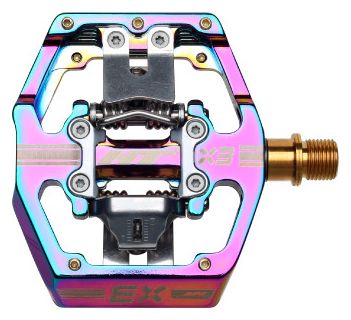 Paire de Pédales Automatiques HT Components X3T Oil Slick