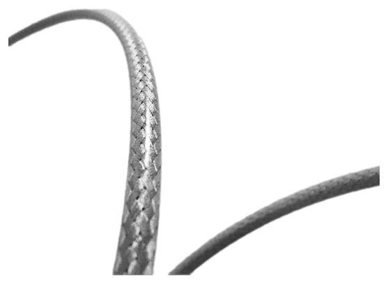 VéloOrange Schaltzuggehäuse VO Metallic Braid Schaltzughülle 30m Silber