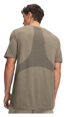 Maglietta Under Armour Vanish Seamless beige da uomo