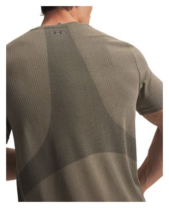 Maglietta Under Armour Vanish Seamless beige da uomo