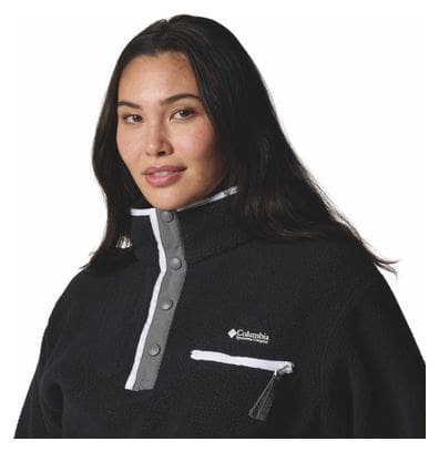 Columbia Helvetia II Half Snap Fleecejacke Schwarz Damen