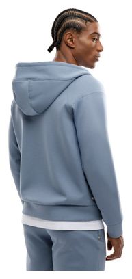 Sweat à capuche fitness zippé homme Surpass Bleu