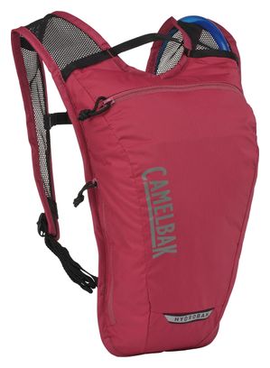 Mochila de hidratación CamelBak HydroBak Light 2,5 l + bolsa de agua de 1,5 l, color rojo