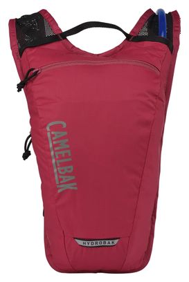 Mochila de hidratación CamelBak HydroBak Light 2,5 l + bolsa de agua de 1,5 l, color rojo