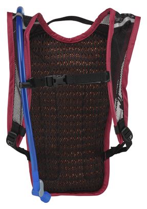 Mochila de hidratación CamelBak HydroBak Light 2,5 l + bolsa de agua de 1,5 l, color rojo