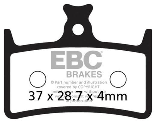 Ebc - Plaquettes de Frein Hope E4 Métallique