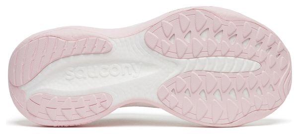 Chaussures Running Saucony Ride 19 Blanc/Rose Femme