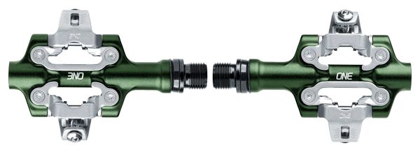 Coppia di pedali automatici OneUp XC Clip verdi