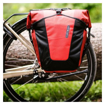 Ortlieb Back Roller Pro Plus 70L Pair of Bike Bags Signal Red Dark Chili