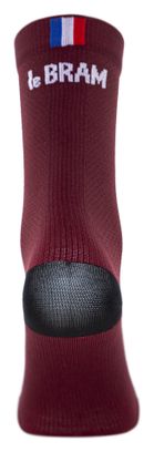 Paar LeBram Aramberg Bordeaux Socken