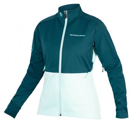 Endura Windchill II Damenjacke Dunkelblau/Hellblau