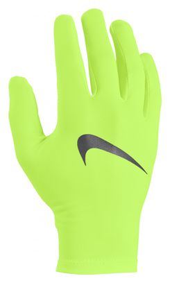 Nike Miler Running Gloves Yellow Unisex