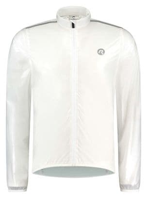 Veste Velo Pluie Vent Rogelli Emergency - Homme - Blanc