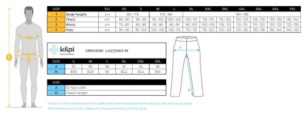 Pantalon imperméable DERMIZAX homme Kilpi LAZZARO-M