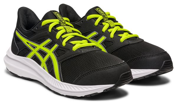 Asics Jolt 4 GS Hardloopschoenen Zwart Geel Kind