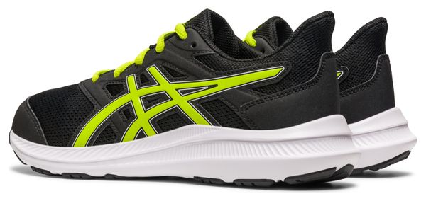 Asics Jolt 4 GS Hardloopschoenen Zwart Geel Kind