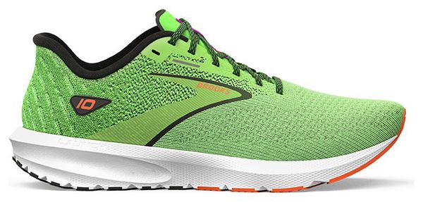 Brooks Launch 10 Green Orange Men's Running Shoes
