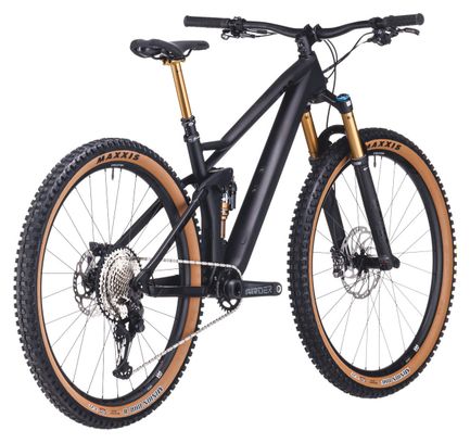 Cube Stereo One22 HPC EX Volledig geveerde MTB Shimano XT 12S 29'' Carbon Grijs Zwart 2023