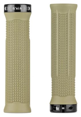 Pair of Fizik Racefeel Grips, 29 mm, Khaki/Black