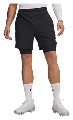 Pantaloncini 2 in 1 Under Armour Vanish Woven 2.0 Nero Uomo
