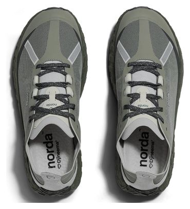 Scarpe da trail norda 001A Serpentine Kaki da uomo