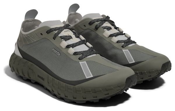 Scarpe da trail norda 001A Serpentine Kaki da uomo