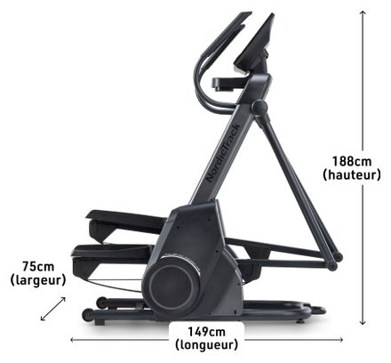 Vélo Elliptique X16 /  Ecran tactile HD