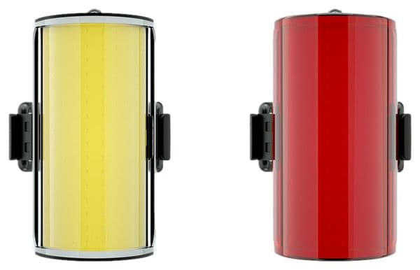 Pair of Knog Mid Cobber Twinpack Lights Black - Refurbished Product