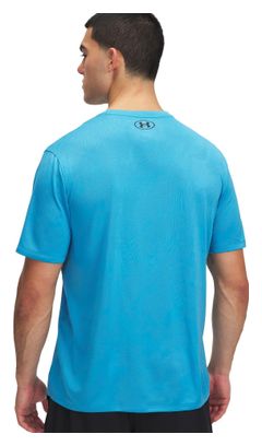 Maillot Manches Courtes Under Armour Tech Vent Jacquard Bleu Homme