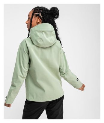 Veste randonnée hardshell femme Lac Léman Vert