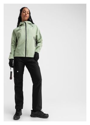 Veste randonnée hardshell femme Lac Léman Vert