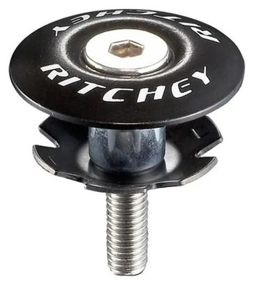 Ritchey Headset Compression Cap &amp; Star Nut COMP 1-1/8'' Staal Zwart