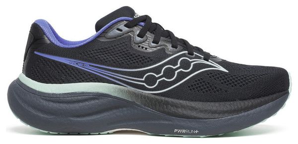 Zapatillas de running Saucony Ride 19 Negro/Violeta Mujer