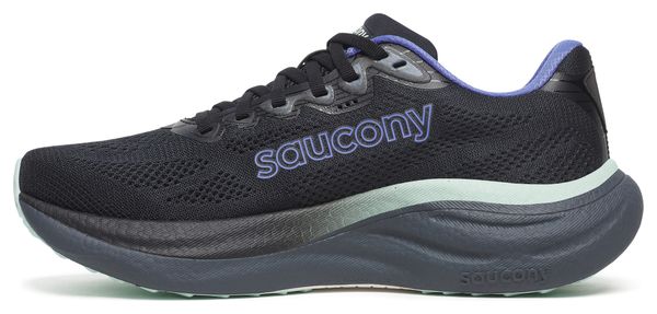Zapatillas de running Saucony Ride 19 Negro/Violeta Mujer