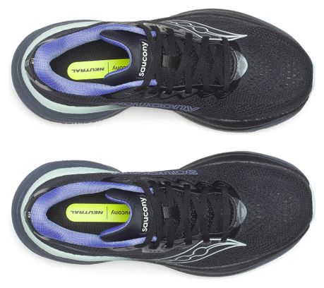 Zapatillas de running Saucony Ride 19 Negro/Violeta Mujer